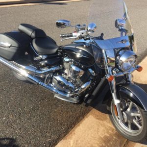 classic motorcycle washed and waxed- mobile detailing - edmond oklahoma