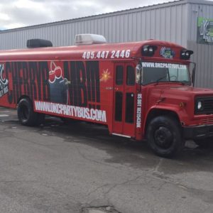 okc cherry bomb bus - exterior wash - mobile detailing - oklahoma city