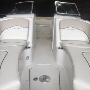 sports boat interior washed - mobile detialing